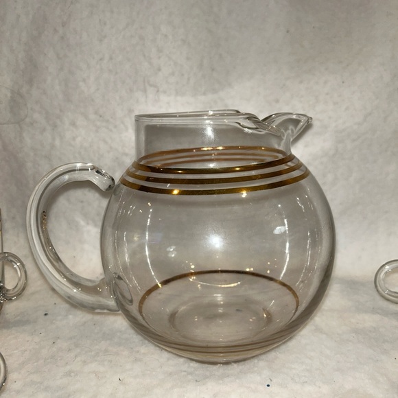 Mid century modern pitcher and glasses set - Picture 7 of 16